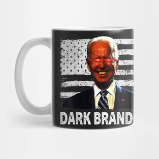 Dark Brandon Funny Biden Saving America Flag Political Mug